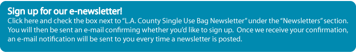 Sign Up for E-Newsletter