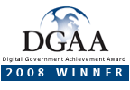 2008 Digial Government Achievement Award Winner