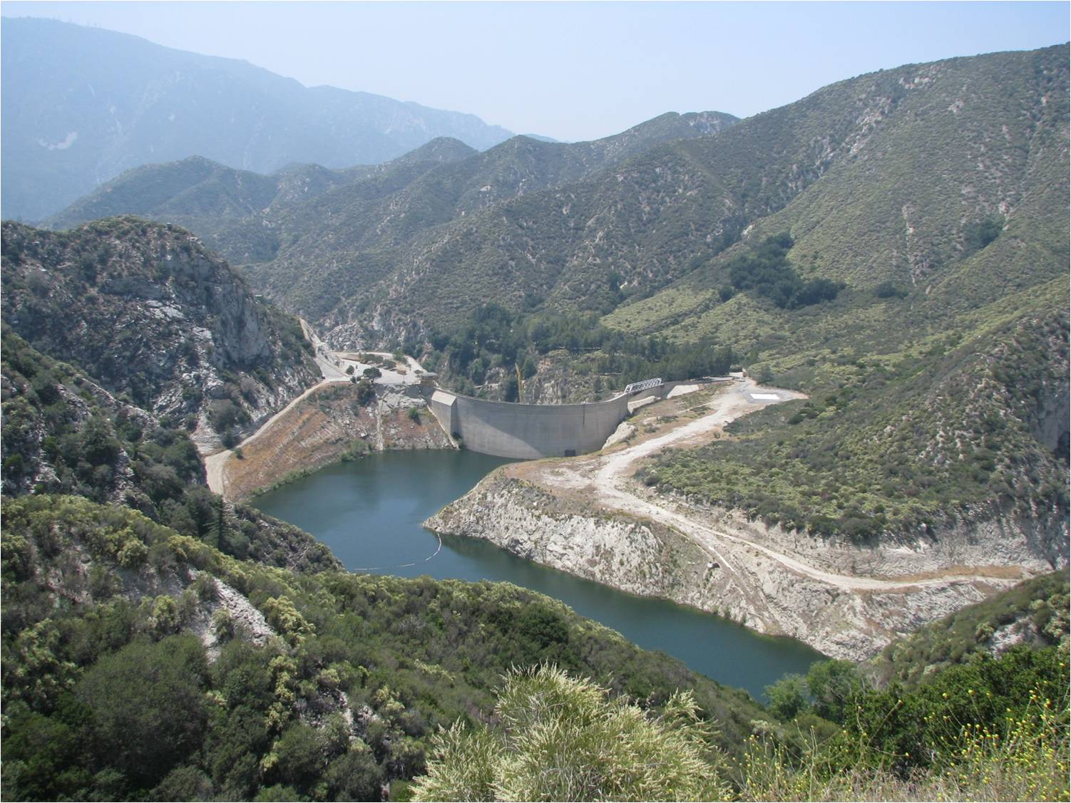 Big Tujunga Reservoir before the Station Fire