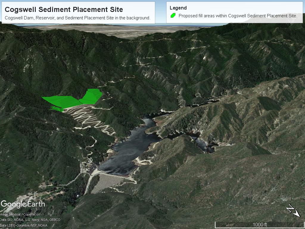 Cogswell Sediment Placement Site, Artistic Rendering