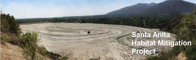 Exixting view of Santa Anita Sediment Placement Site