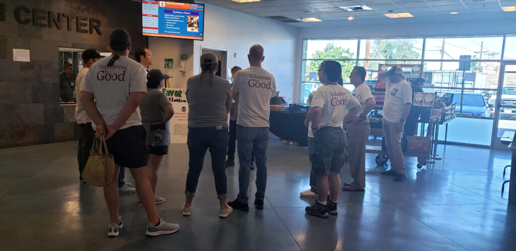 Picture of people attending "MEND- Meet Each Need with Dignity" in Pacoima