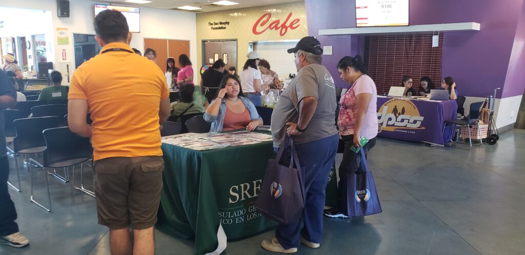 Picture of people attending "MEND- Meet Each Need with Dignity" in Pacoima