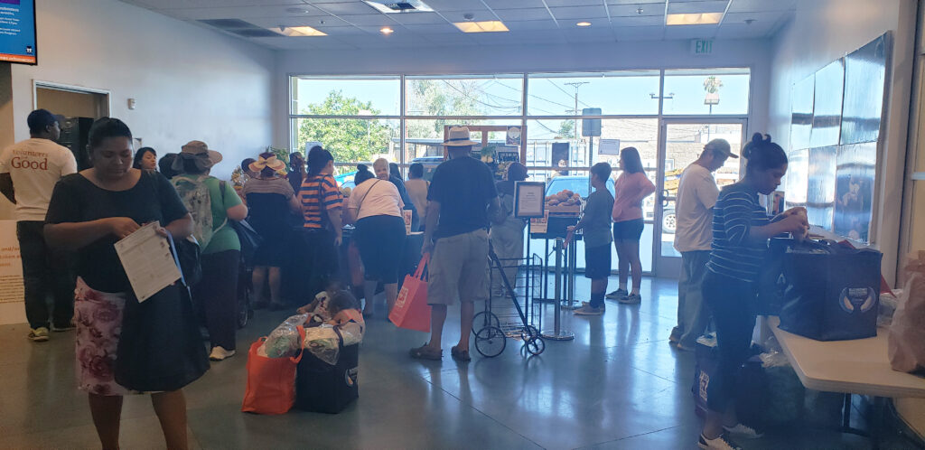 Picture of people attending "MEND- Meet Each Need with Dignity" in Pacoima