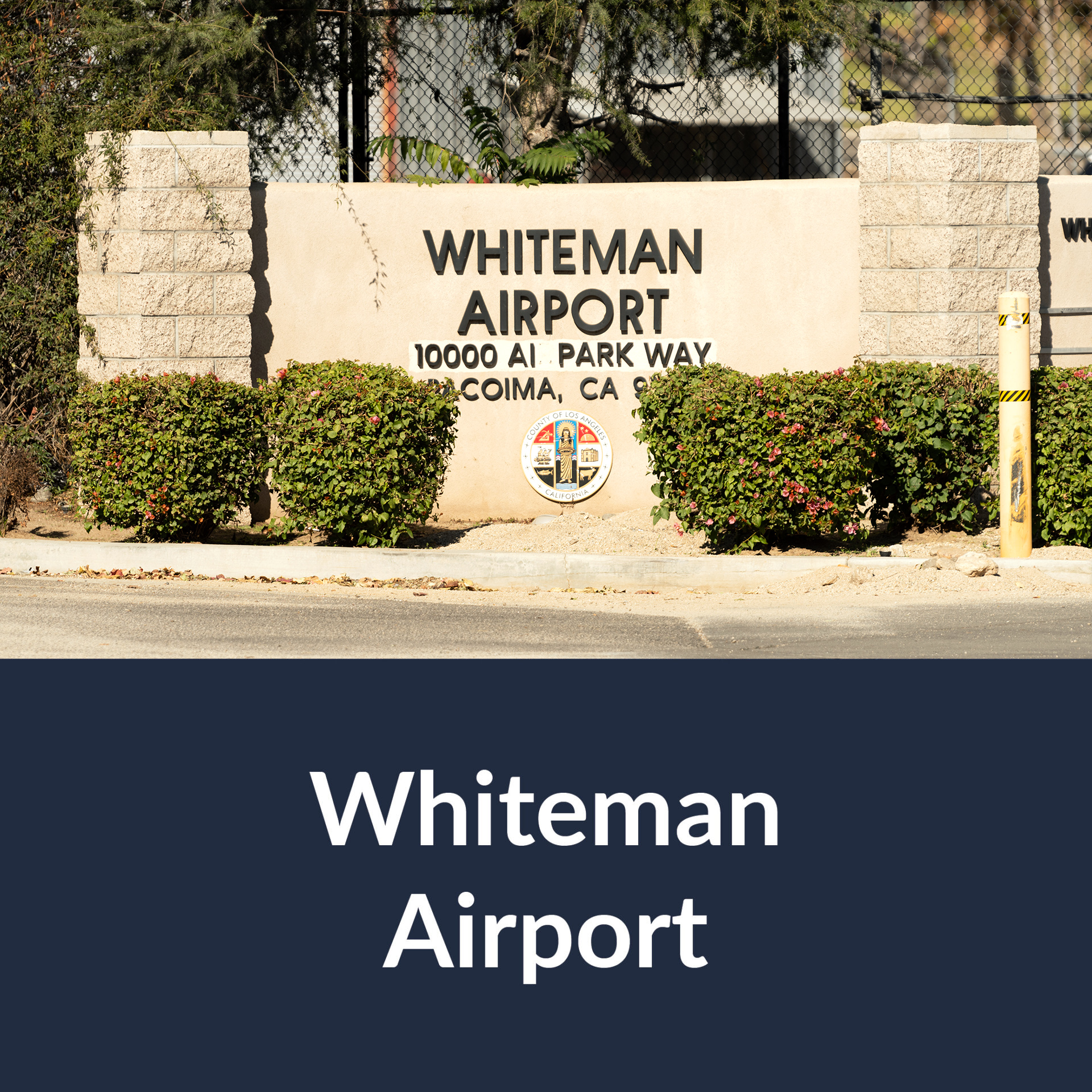 Whiteman airport card
