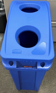 Blue Beverage Bin