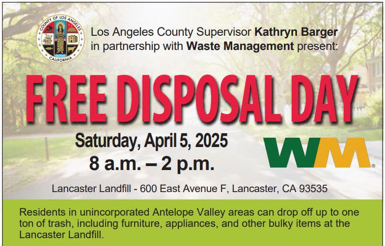 Free Disposal Day at Lancaster Landfill